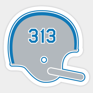 Detroit Lions 313 Helmet Sticker